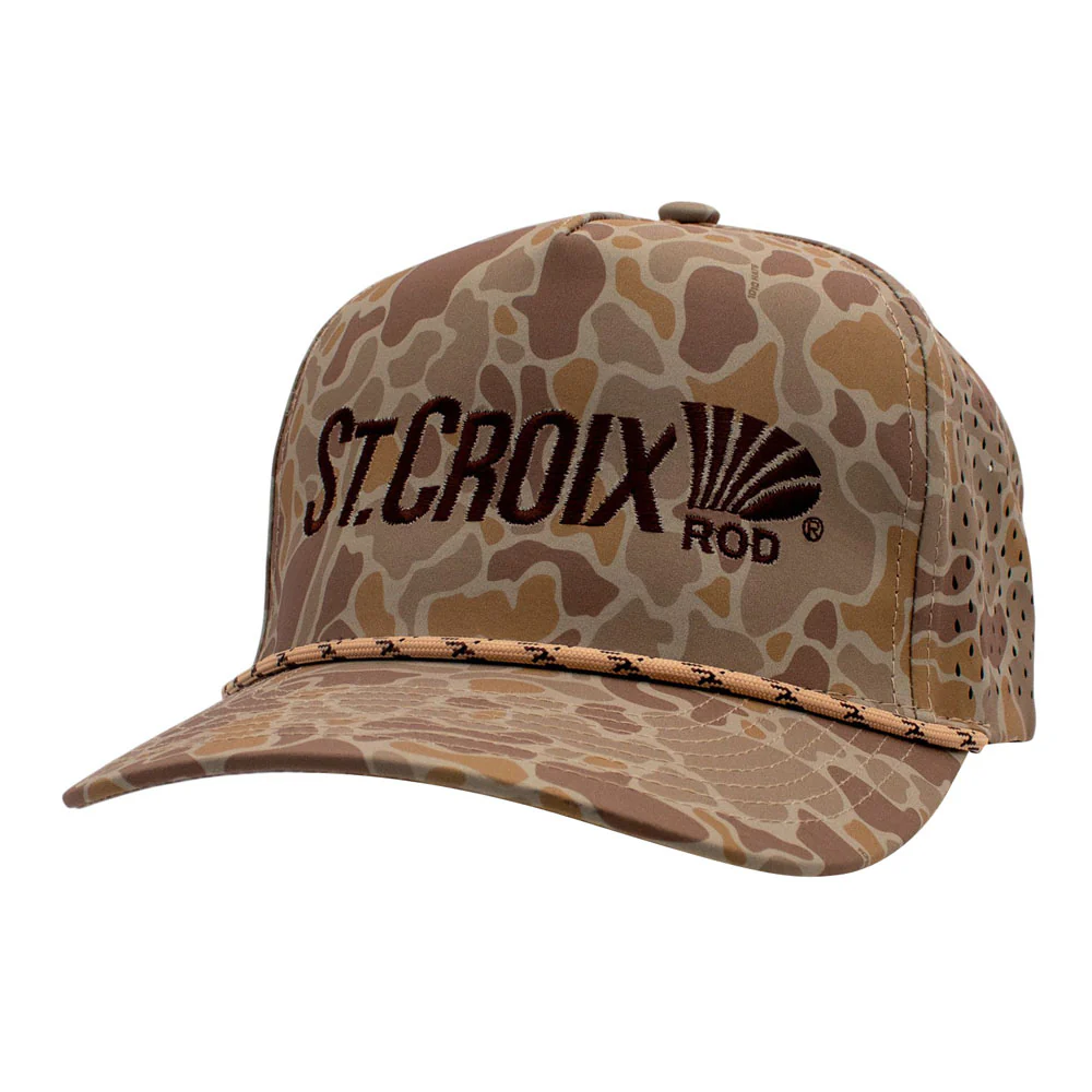 St. Croix 1010 Wild Desert 5 Panel Rope Snapback