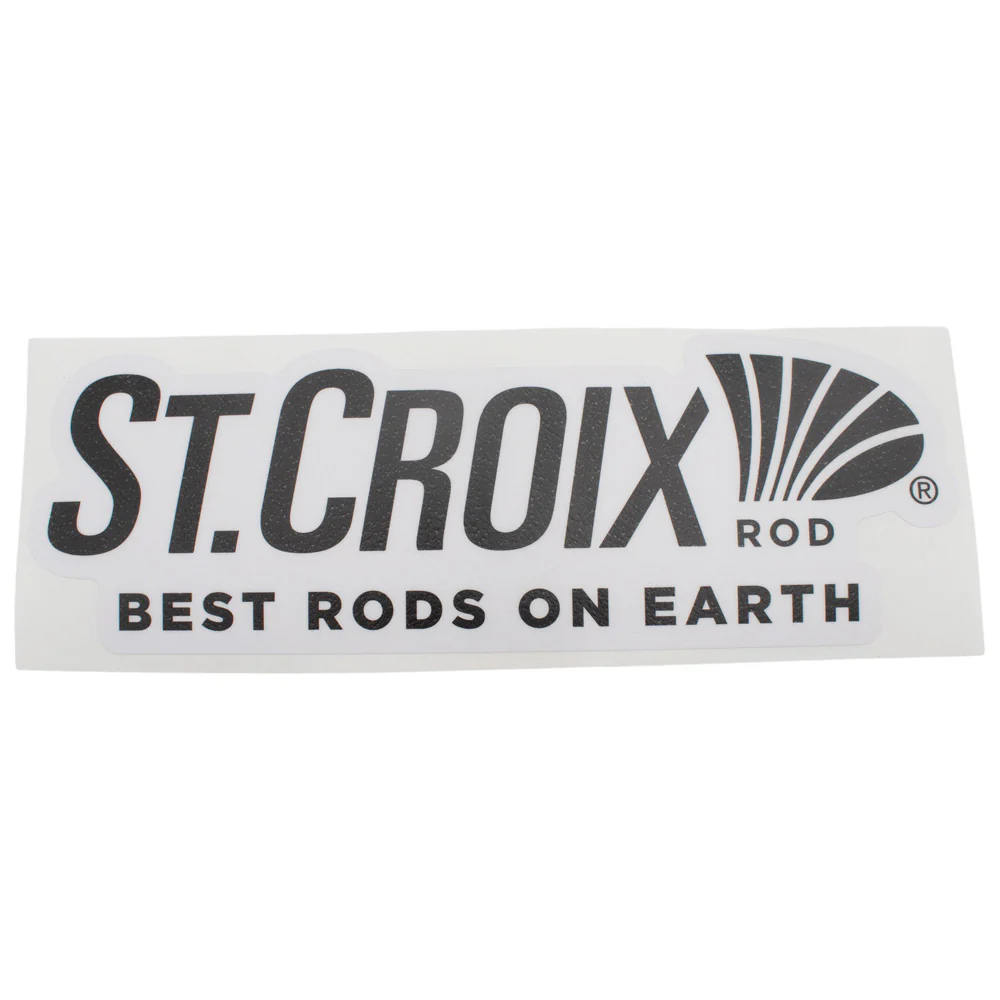 12" St Croix White Carpet Decal