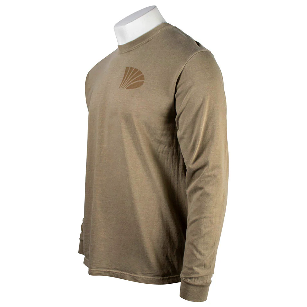 St. Croix Khaki Comfort Colors Long Sleeve - Image 2