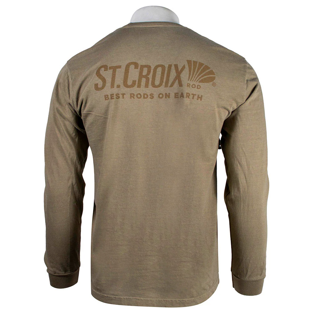 St. Croix Khaki Comfort Colors Long Sleeve - Image 3