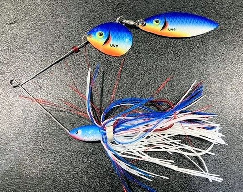 LEENA LURE'S PRO MINNOW SERIES UV SPINNERBAIT - Image 5
