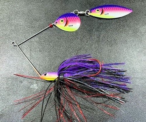 LEENA LURE'S PRO MINNOW SERIES UV SPINNERBAIT - Image 7