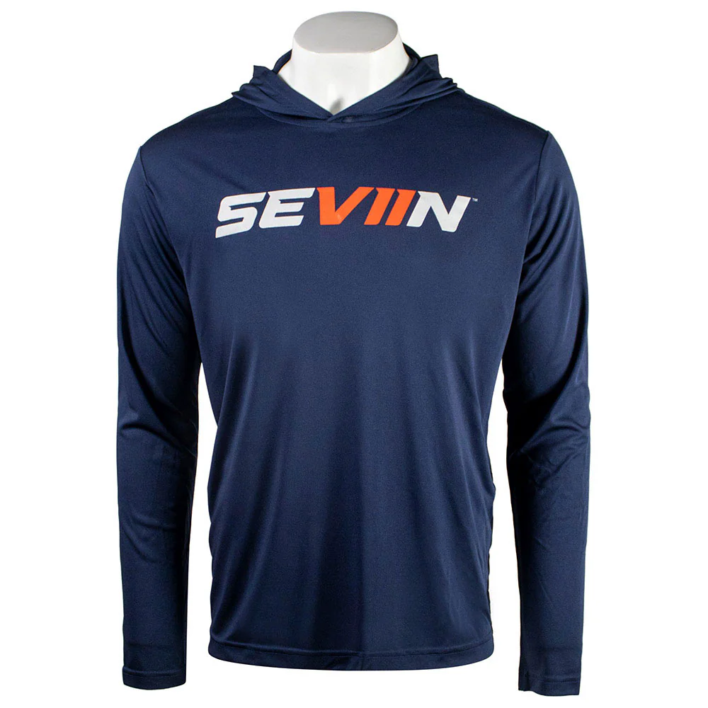 SEVIIN Navy Performance Hooded Long Sleeve