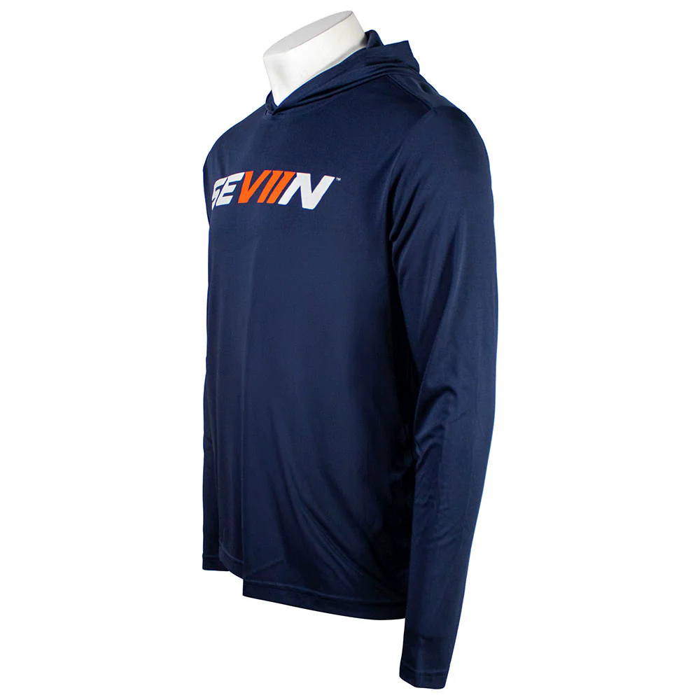 SEVIIN Navy Performance Hooded Long Sleeve - Image 2