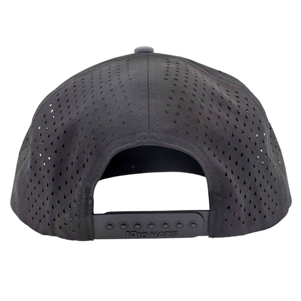 St. Croix 1010 Grey/Black 5 Panel Rope Snapback - Image 4