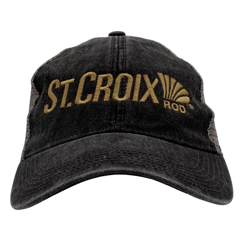 St. Croix Legacy Black/Grey Unstructured Cap - Image 2