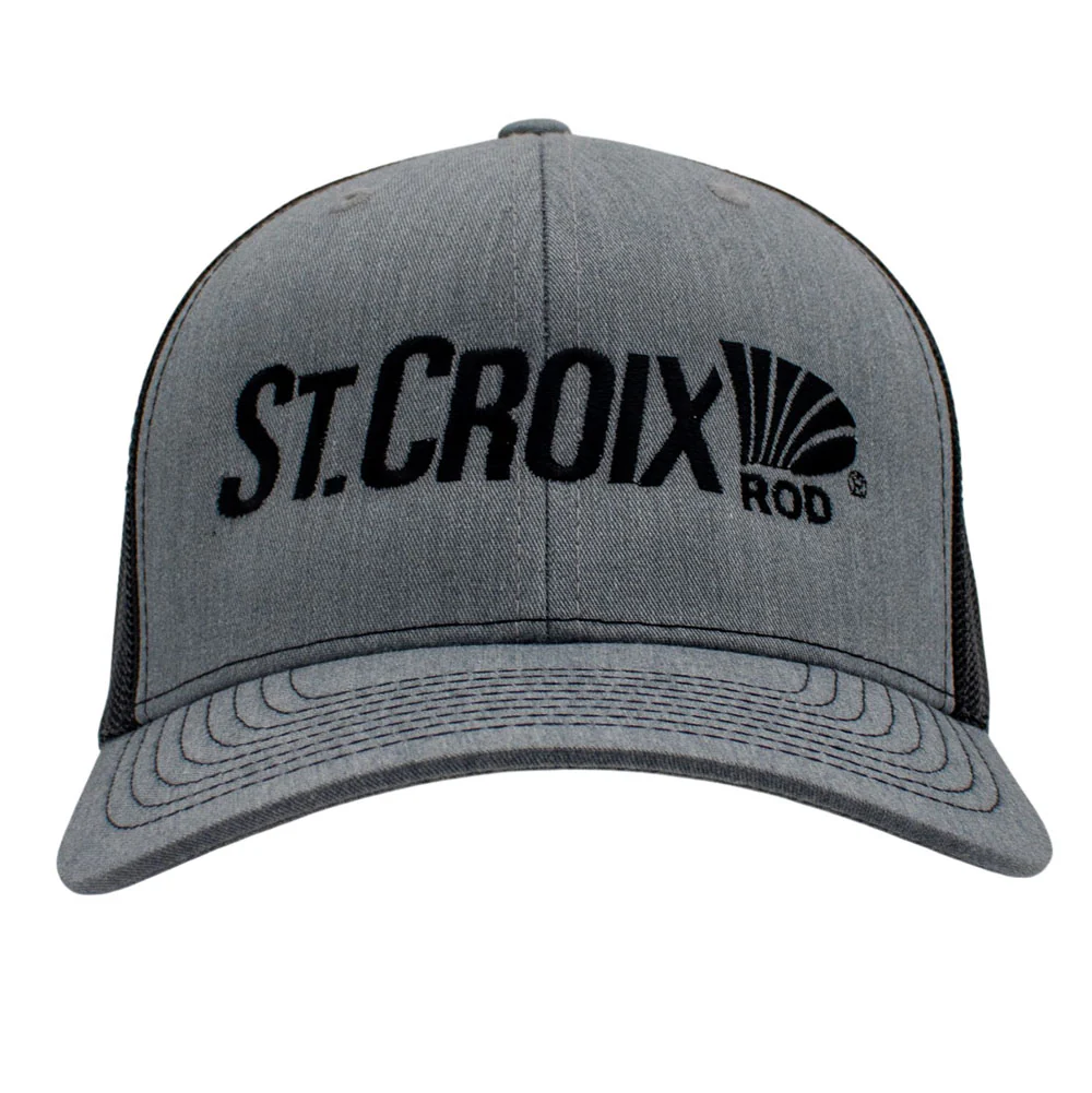 St. Croix Richardson Heather Grey/Black Trucker Hat - Image 2