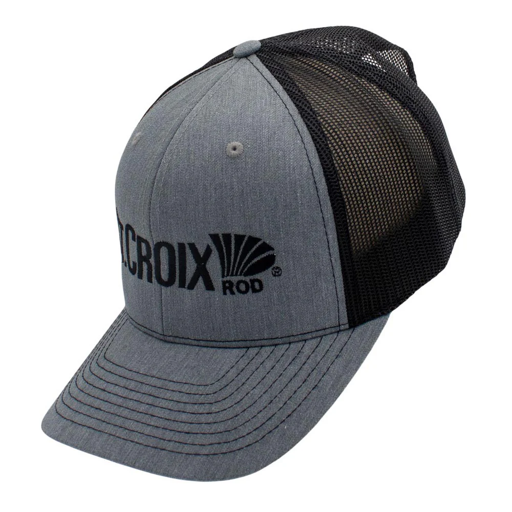 St. Croix Richardson Heather Grey/Black Trucker Hat - Image 3